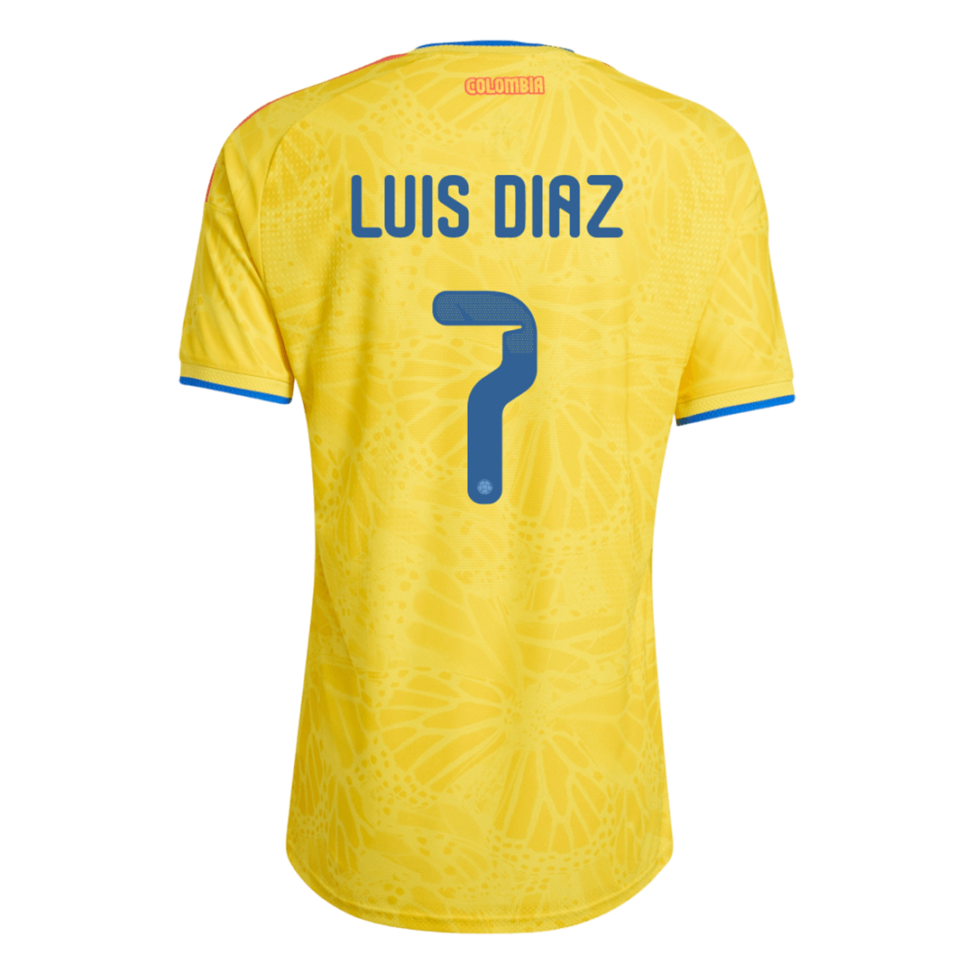 Colombia World Cup 2026 Home Soccer Jersey - LUIS DíAZ #7 (Player Edition)