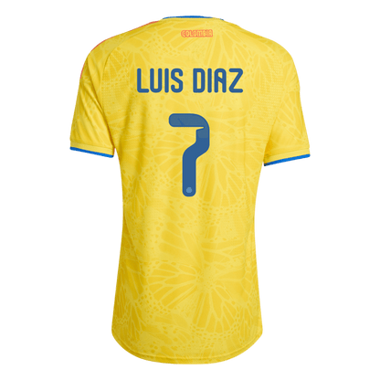 Colombia World Cup 2026 Home Soccer Jersey - LUIS DíAZ #7 (Player Edition)