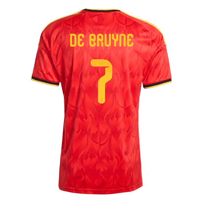 DE BRUYNE #7 Men's Belgium World Cup 2026 Home Soccer Jersey