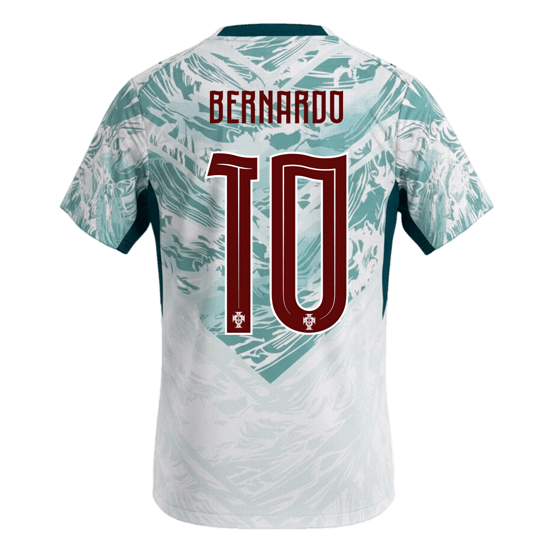 Portugal World Cup 2026 Away Soccer Jersey - BERNARDO #10