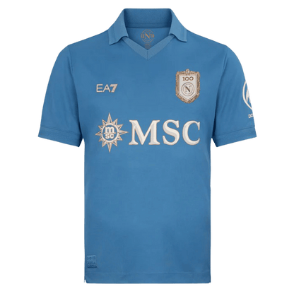 Men's Napoli 2026/27 Player Version Home Soccer Jersey - Centenary