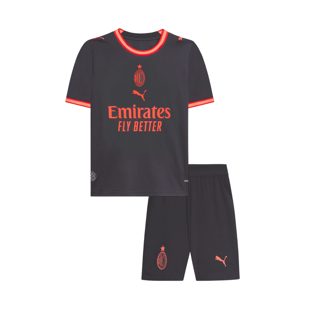 Kids AC Milan 2026/27 Third Away Soccer Kit
