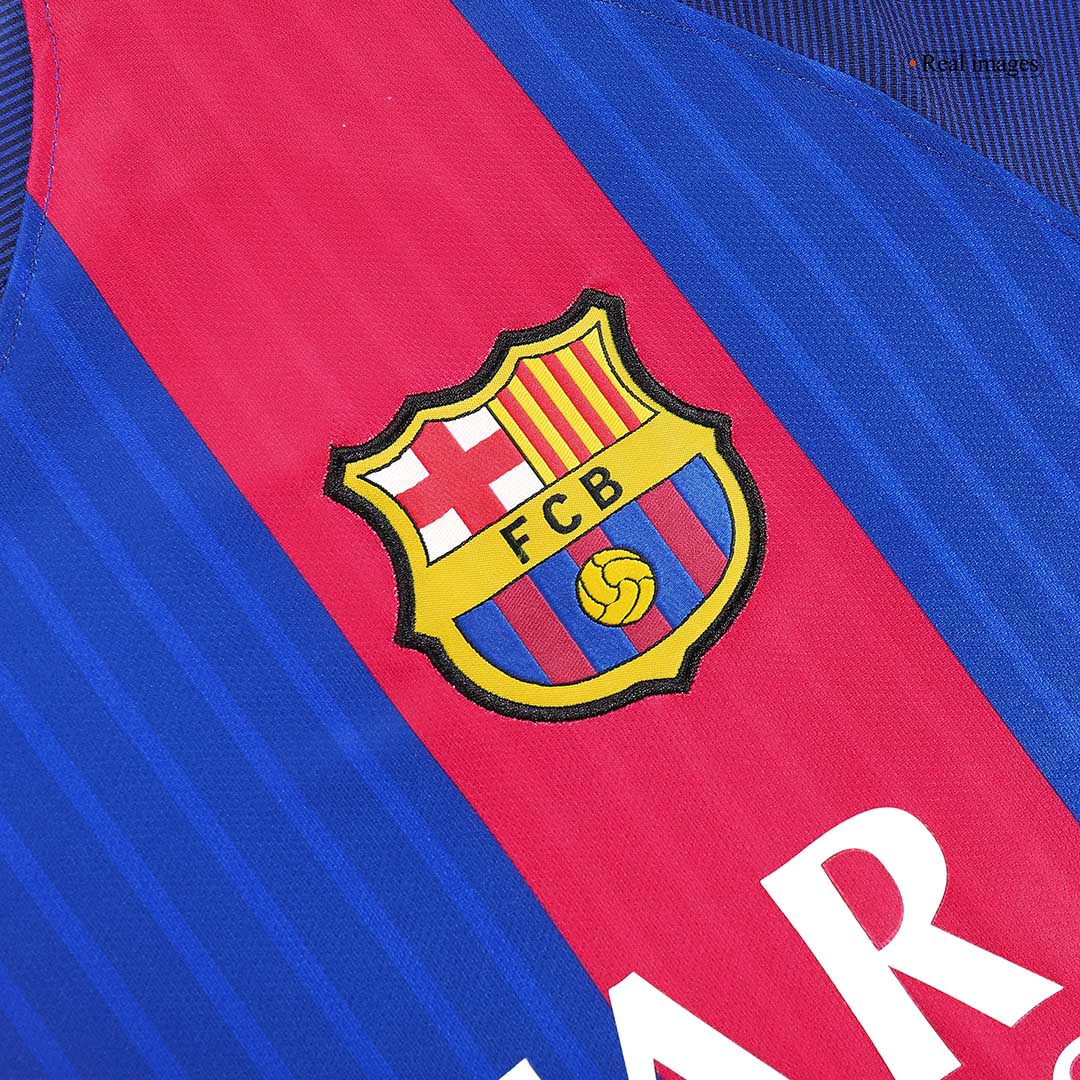Barcelona 2016/17 Retro Home Soccer Jersey - MESSI #10