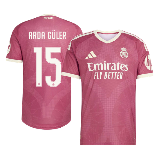 Real Madrid 2026/27 Third Away Soccer Jersey - ARDA GÜLER #15 (Player Edition)