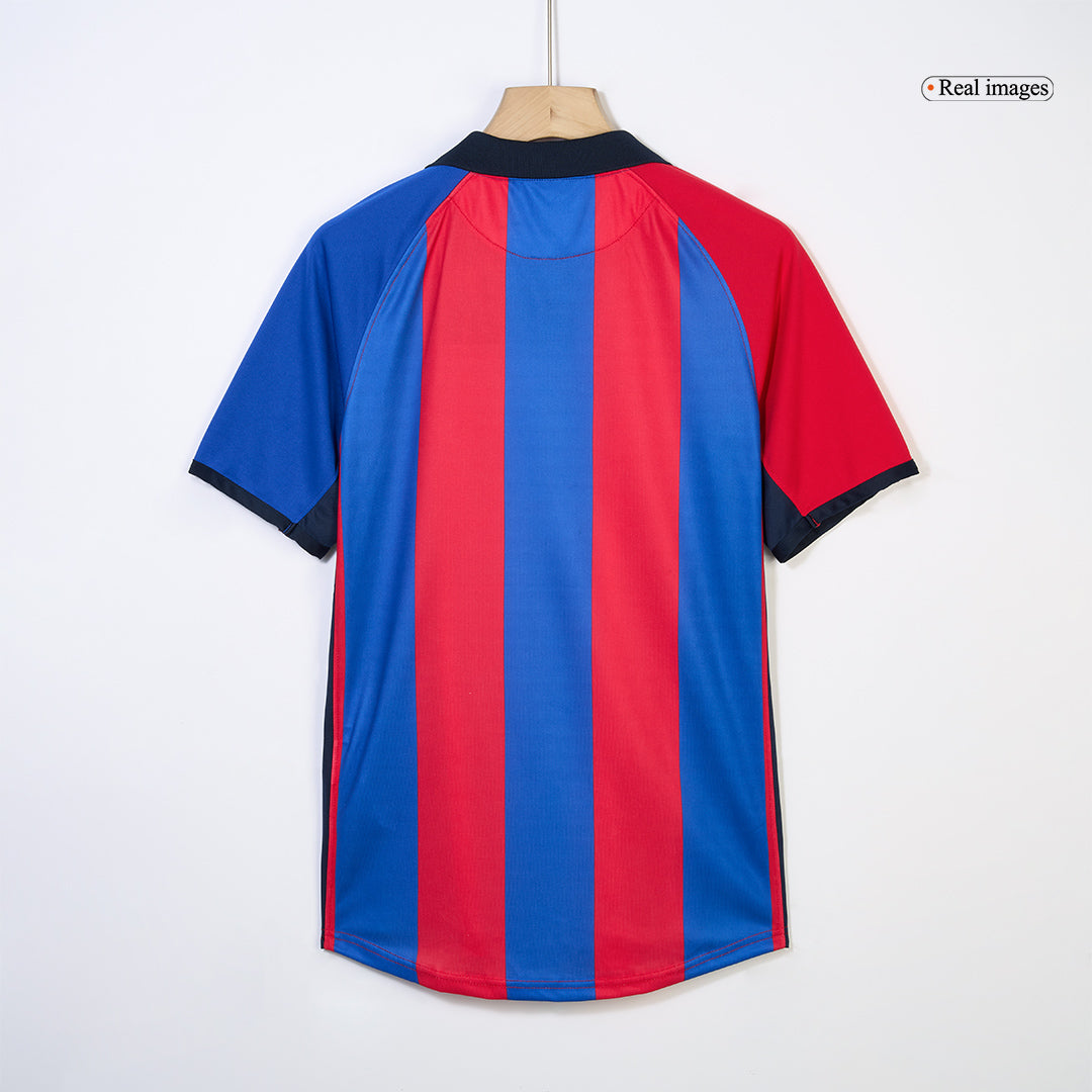 Barcelona 2001/02 Retro Home Soccer Jersey - XAVI #6