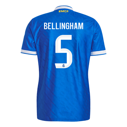 Real Madrid 2025/26 Third Away Soccer Jersey - BELLINGHAM #5 (Player Edition)