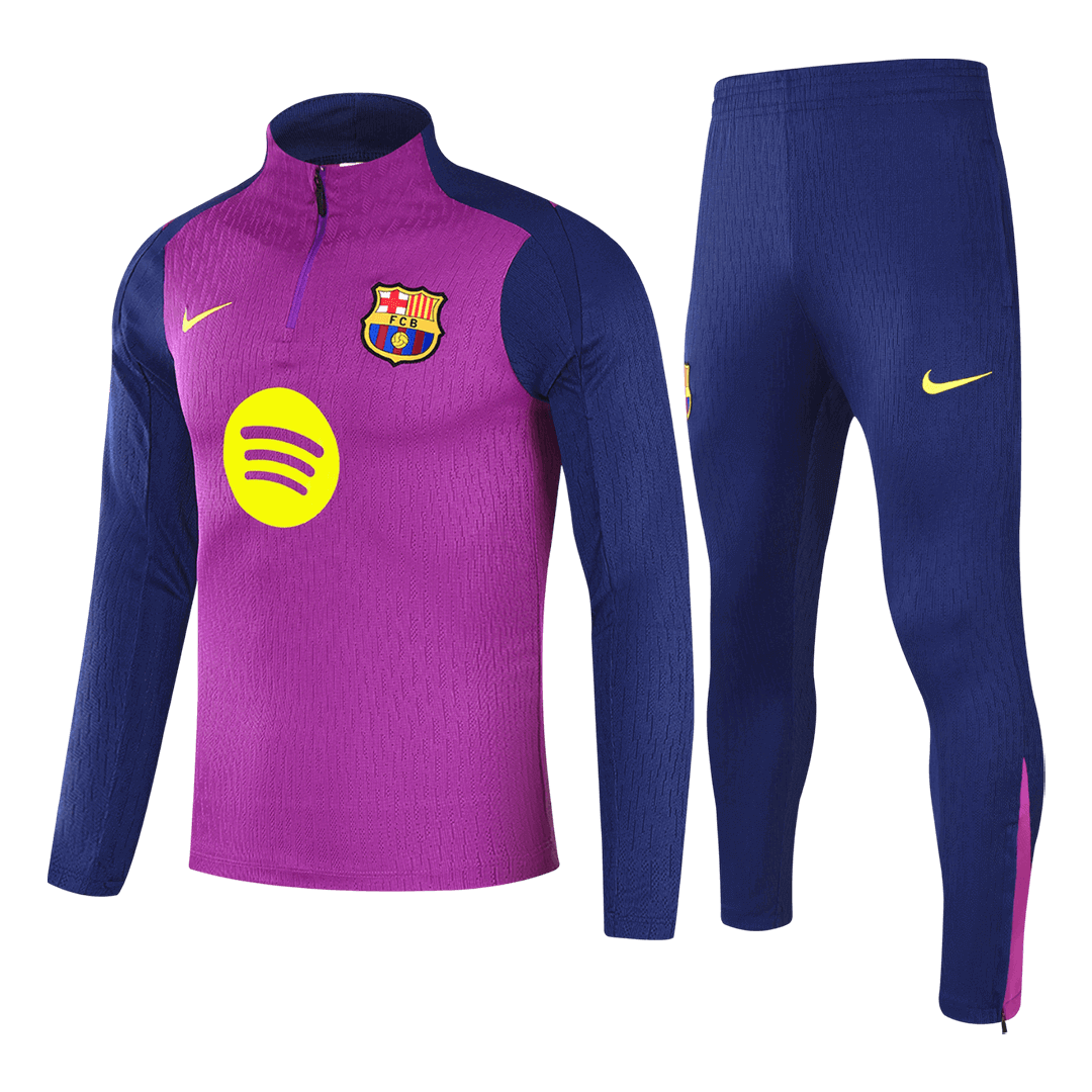 Kids Barcelona 2025/26 Tracksuit Purple
