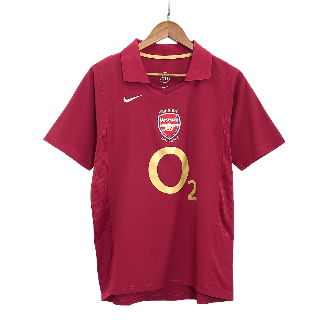 Arsenal 2005/06 Retro Home Soccer Jersey