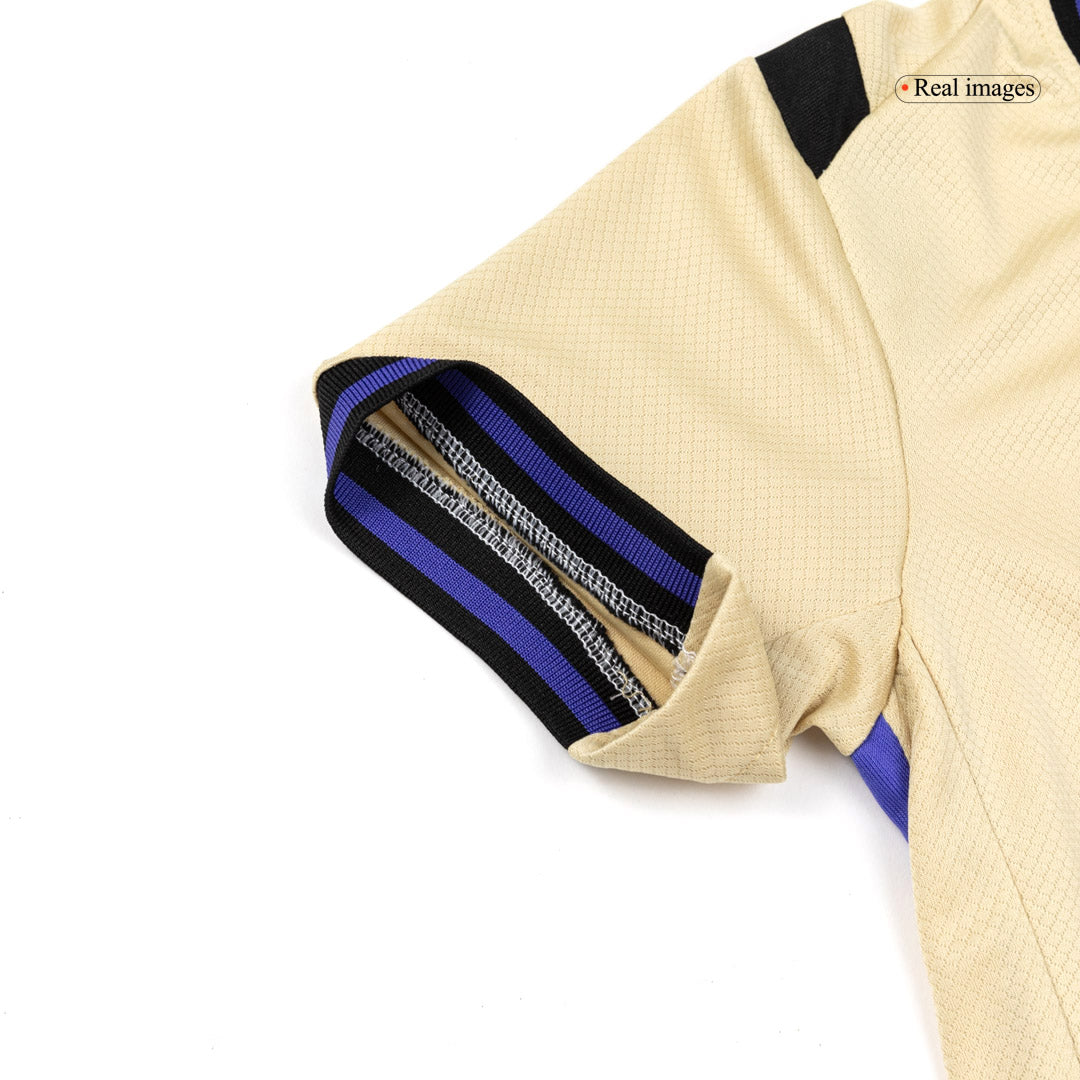 Kid's Barcelona 2025/26 Away Soccer Jersey Kit