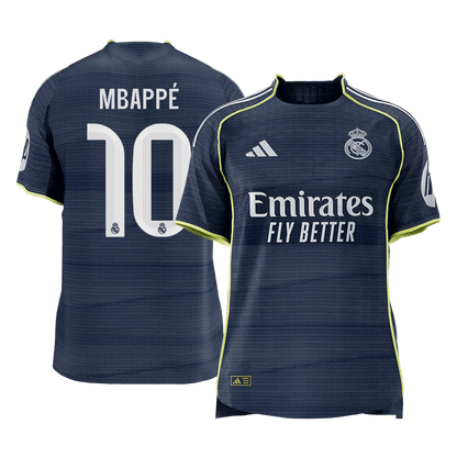Real Madrid 2025/26 Away Soccer Jersey - MBAPPÉ #10 (Player Edition)