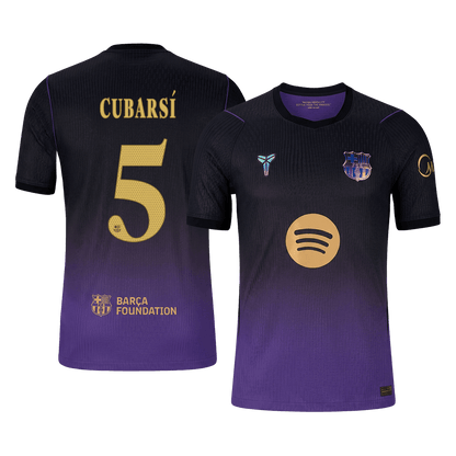 Barcelona 2026/27 Away Soccer Jersey - CUBARSÍ #5 – UCL (Player Edition)