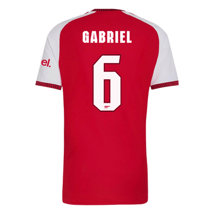 Arsenal 2026/27 Home Soccer Jersey - GABRIEL #6 – UCL (Player Edition)