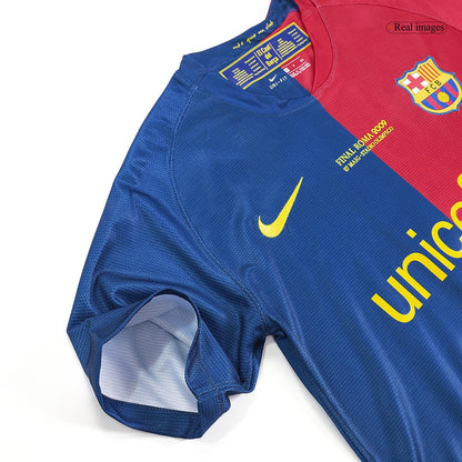 Retro XAVI #6 Men's Barcelona UCL UCL Final 2008/09 Home Soccer Jersey