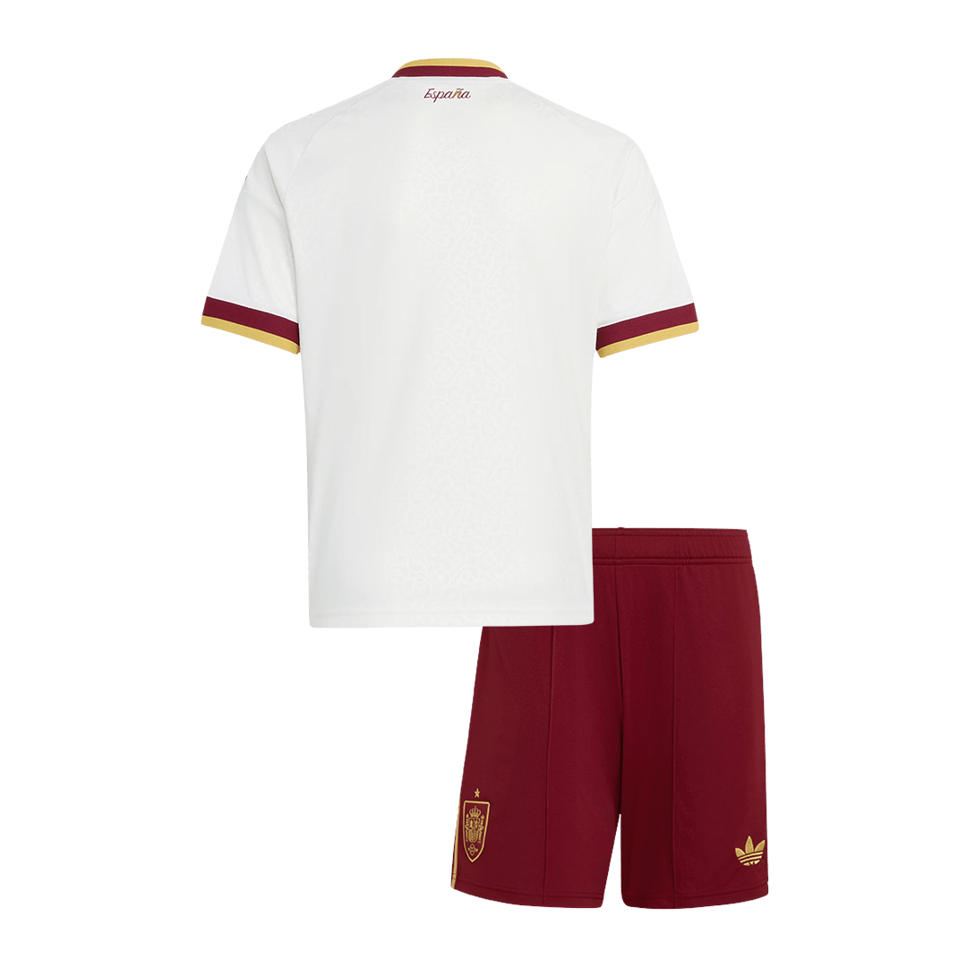 Kid's Spain World Cup 2026 Champion Edition Away Soccer Jersey Kit