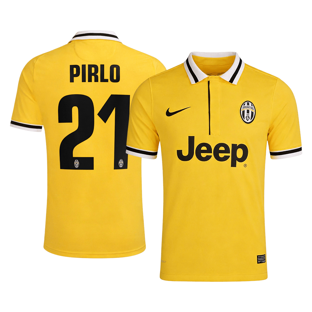 Juventus 2013/14 Retro Away Soccer Jersey - PIRLO #21