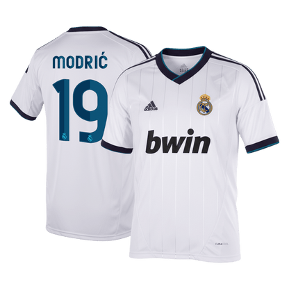 Real Madrid 2012/13 Retro Home Soccer Jersey - MODRIĆ #19