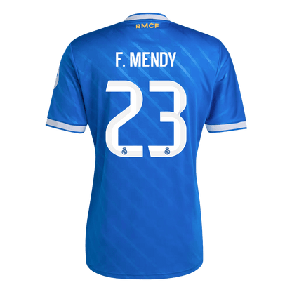 F. MENDY #23 Men's Real Madrid 2025/26 Third Away Soccer Jersey