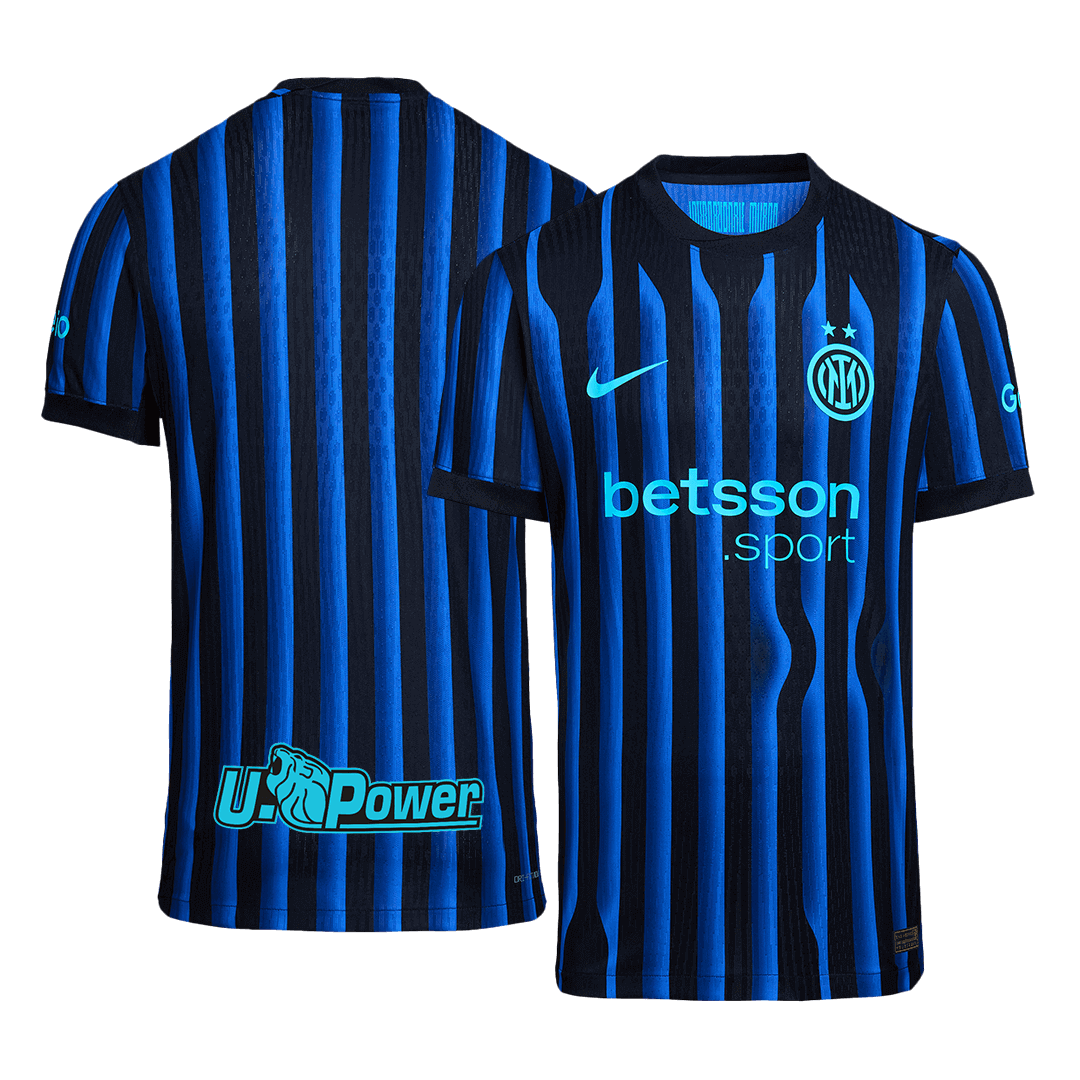Men's Inter Milan 2025/26 Player Version Home Soccer Jersey - Slim Fit