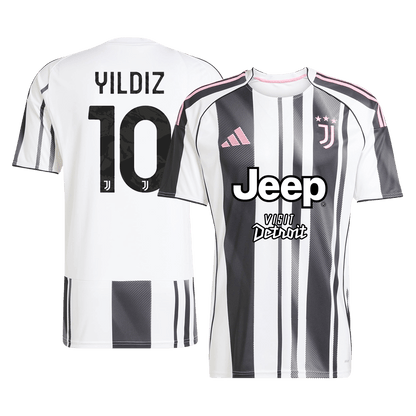Juventus 2025/26 Home Soccer Jersey - YILDIZ #10
