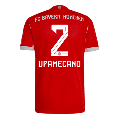 UPAMECANO #2 Men's Bayern Munich 2025/26 Player Version Home Soccer Jersey - Slim Fit