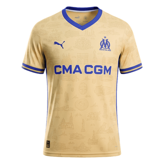 Men's Marseille 2025/26 Fourth Away Soccer Jersey