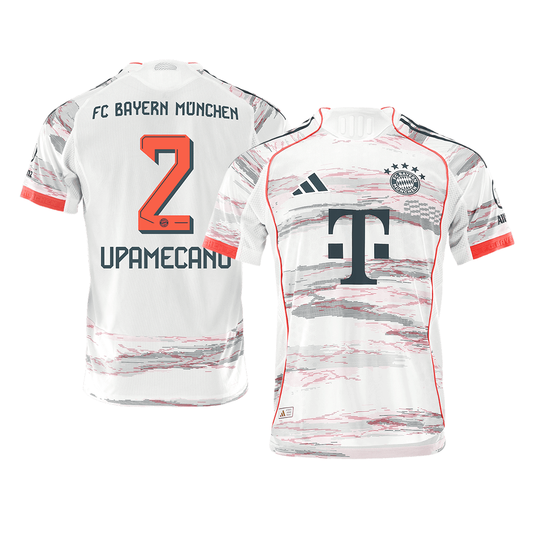 UPAMECANO #2 Men's Bayern Munich 2025/26 Player Version Away Soccer Jersey - Slim Fit