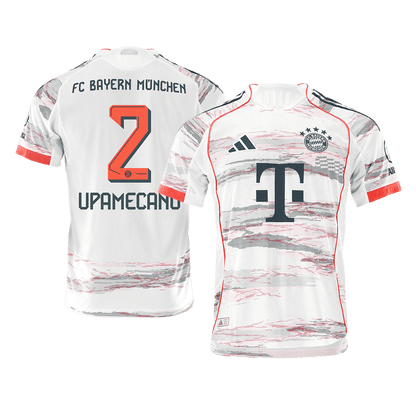 UPAMECANO #2 Men's Bayern Munich 2025/26 Player Version Away Soccer Jersey - Slim Fit