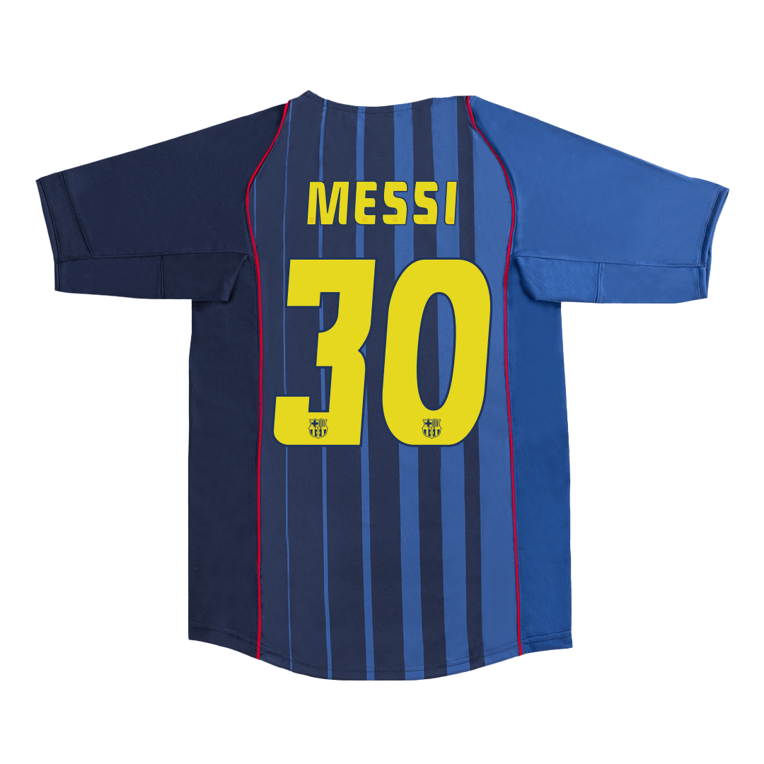 Barcelona 2004/05 Retro Away Soccer Jersey - MESSI #30
