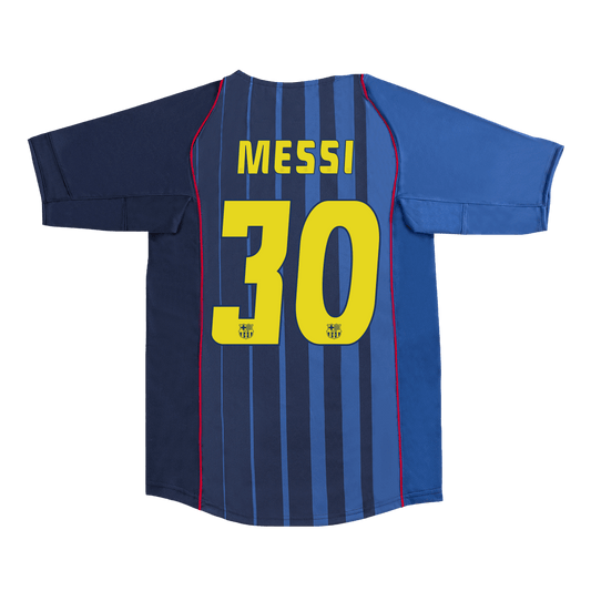 Barcelona 2004/05 Retro Away Soccer Jersey - MESSI #30