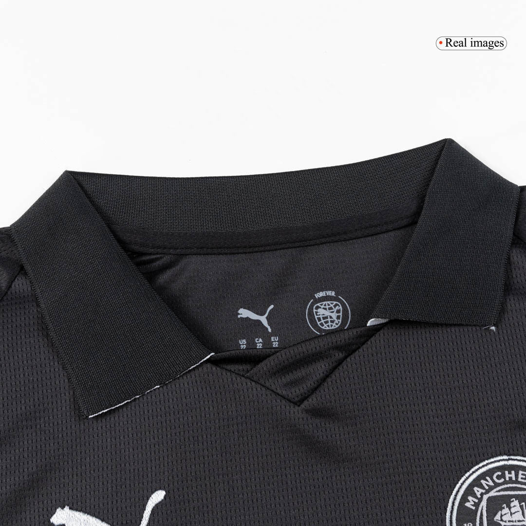 Kids Manchester City 2025/26 Away Soccer Full Kit