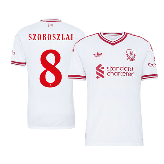 Liverpool 2026/27 Away Soccer Jersey - SZOBOSZLAI #8 – UCL (Player Edition)