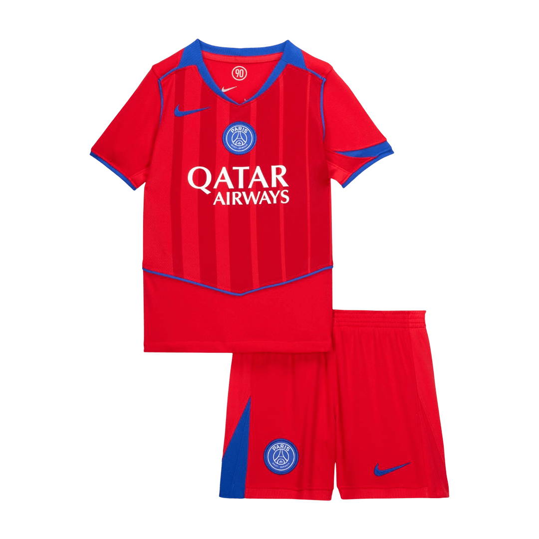 Kids PSG 2025/26 Third Away Soccer Kit