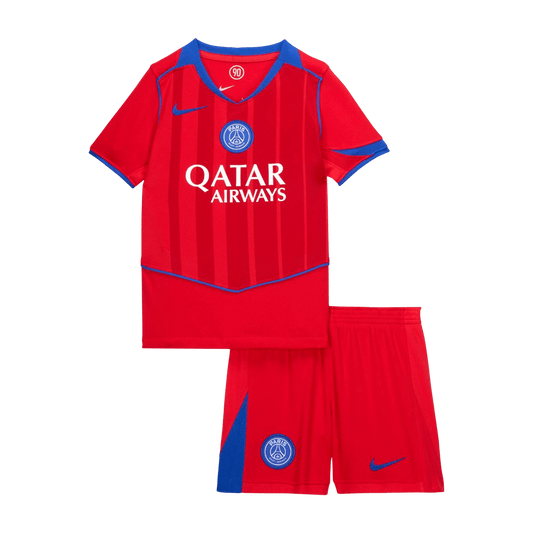 Kid's PSG 2025/26 Third Away Soccer Jersey Kit