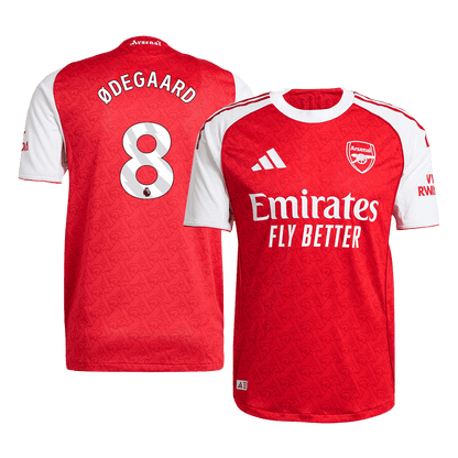 Arsenal 2025/26 Home Soccer Jersey - ØDEGAARD #8 (Player Edition)