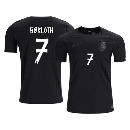 SØRLOTH #7 Men's Norway World Cup 2026 Away Soccer Jersey