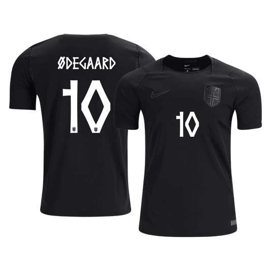 ØDEGAARD #10 Men's Norway World Cup 2026 Away Soccer Jersey