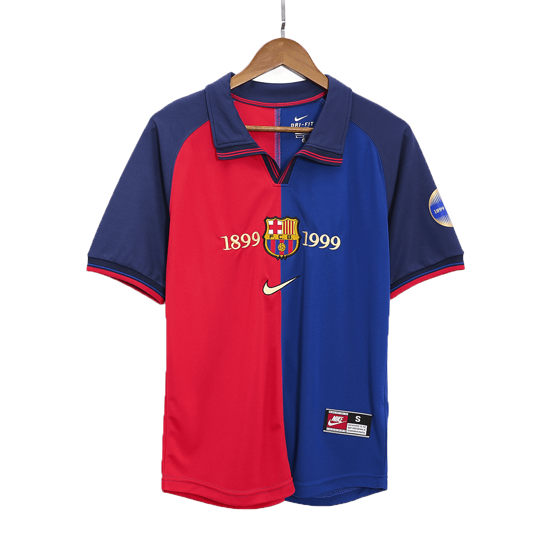 Retro Men's Barcelona 1999/00 Home Soccer Jersey