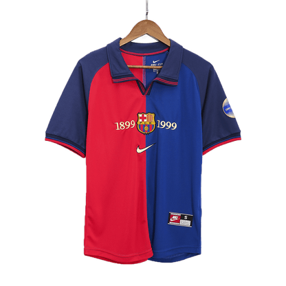 Retro Men's Barcelona 1999/00 Home Soccer Jersey