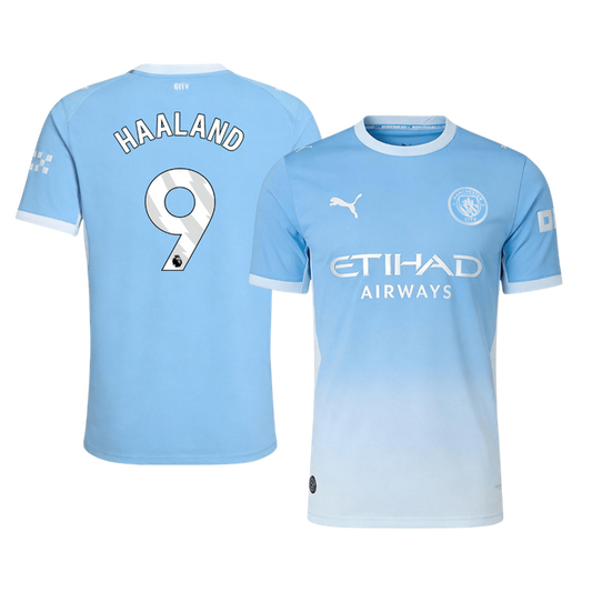 Manchester City 2026/27 Home Soccer Jersey - HAALAND #9 (Player Edition)