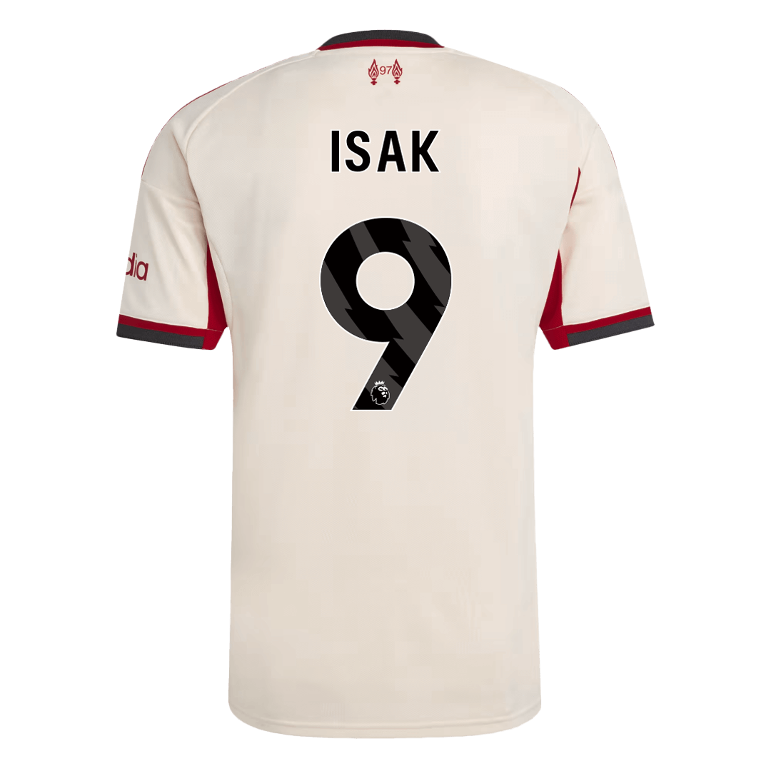 Liverpool 2025/26 Away Soccer Jersey - ISAK #9