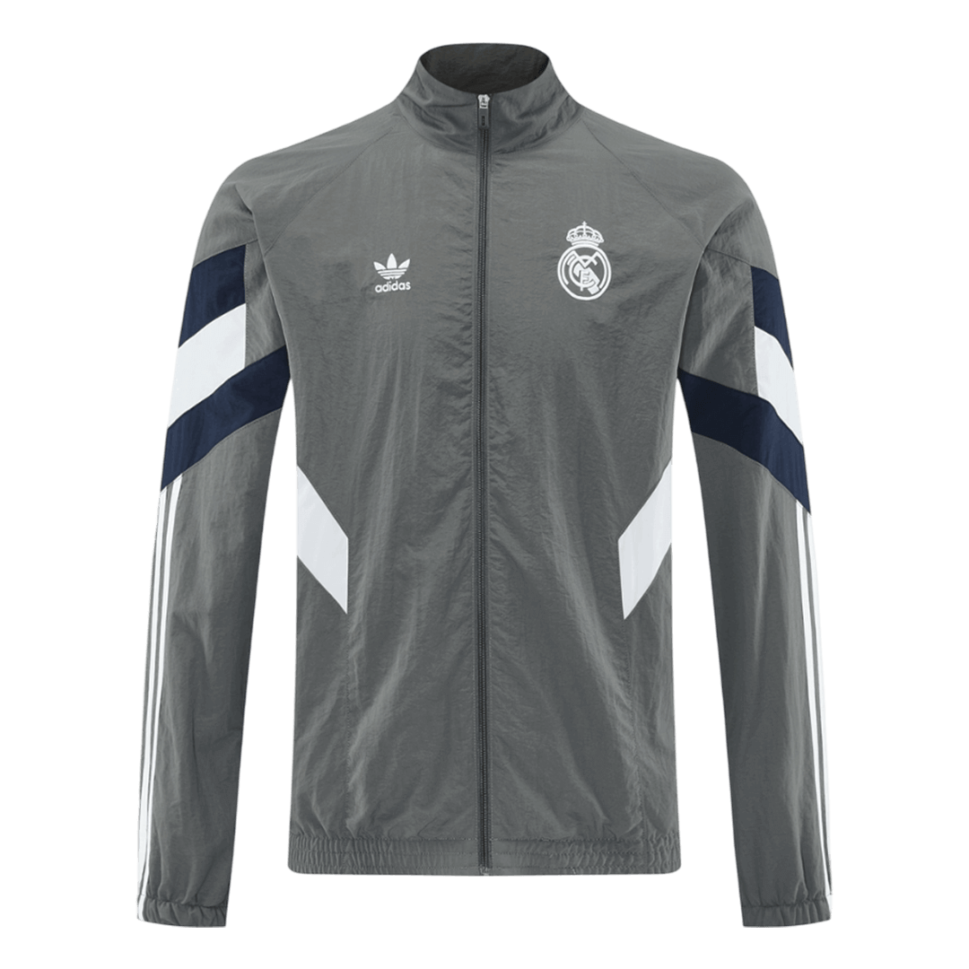 Real Madrid 2025/26 Windbreaker Jacket Gray