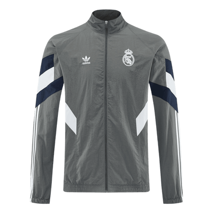 Real Madrid 2025/26 Windbreaker Jacket Gray