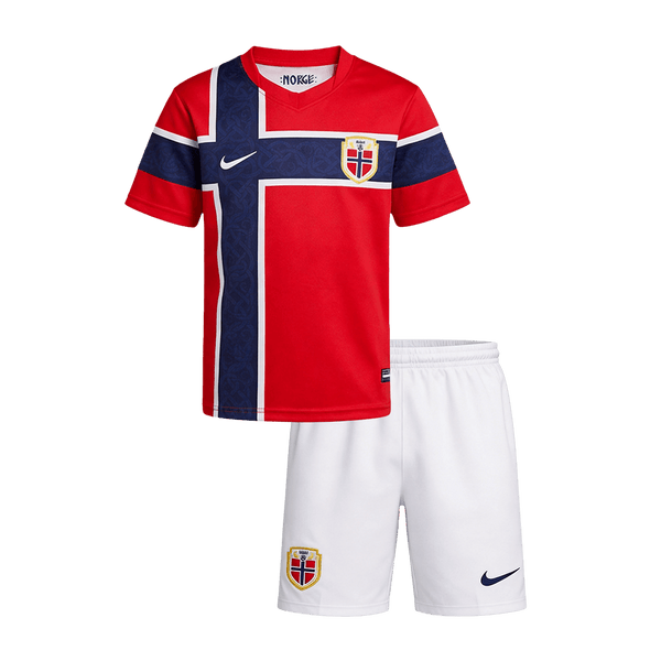 Kids Norway World Cup 2026 Home Soccer Kit