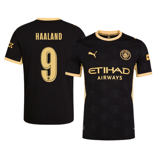 Manchester City 2026/27 Away Soccer Jersey - HAALAND #9 – UCL (Player Edition)