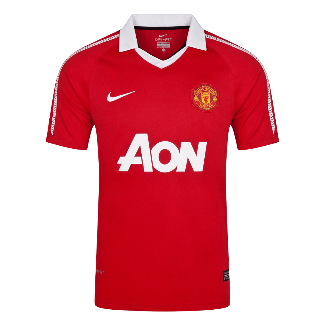 Retro Men's Manchester United 2010/11 Home Soccer Jersey