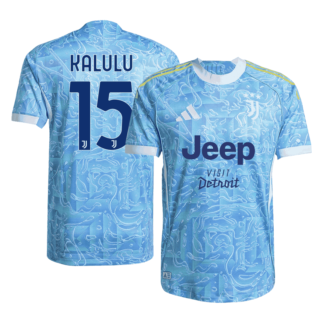 Juventus 2025/26 Away Soccer Jersey - KALULU #15 (Player Edition)