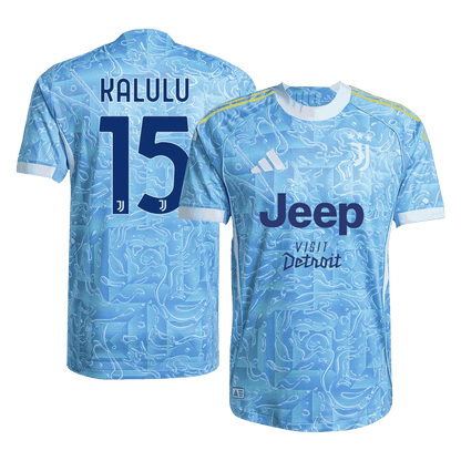 Juventus 2025/26 Away Soccer Jersey - KALULU #15 (Player Edition)