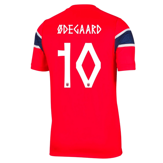 Ødegaard #10 Men's Norway World Cup 2026 Home Soccer Jersey