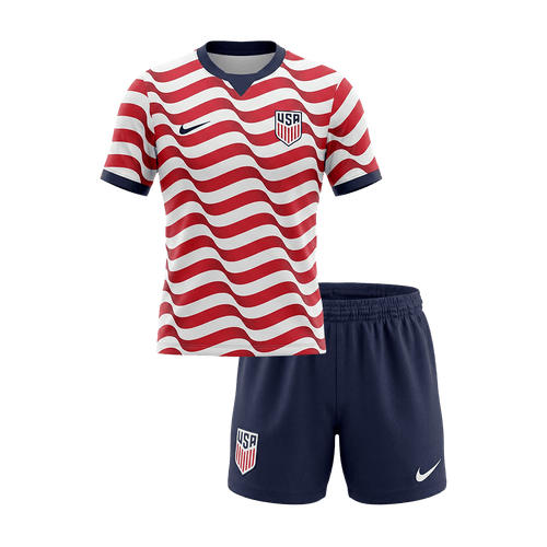 Kid's USA World Cup 2026 Home Soccer Jersey Kit [PREMIUM]