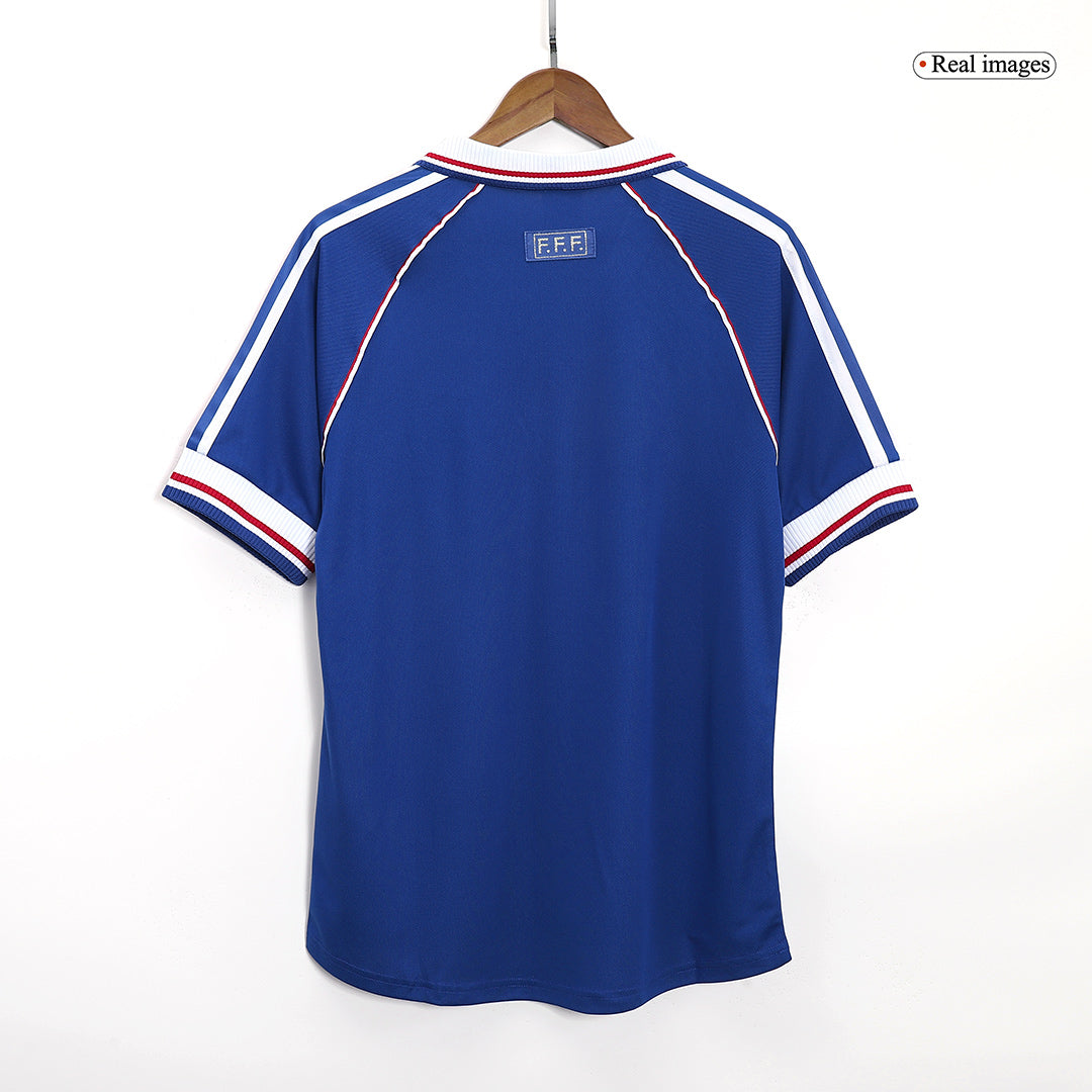 France 1998 Retro Home Soccer Jersey